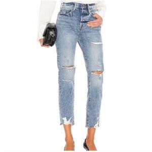 Frame Denim Light Blue Distressed Jeans